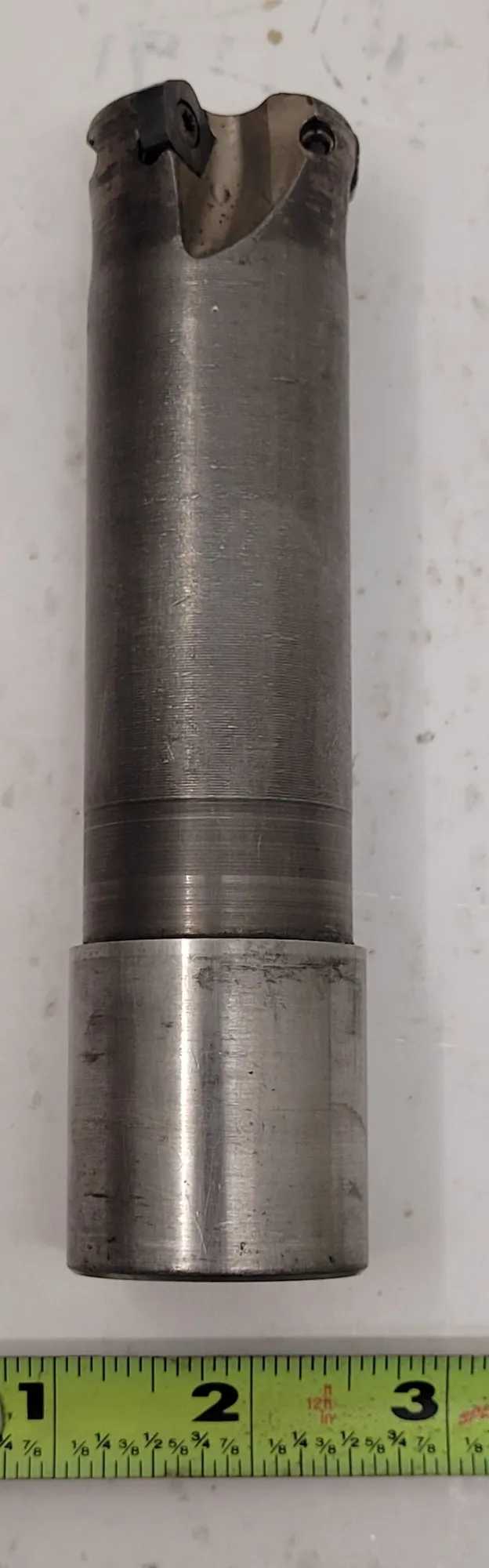 INGERSOLL INDEXABLE END MILL, 1.50" CUTTING DIA, 3 FLUTES, 6.00" OAL, 1.5" SHANK - MACHINING TOOLING & PARTS