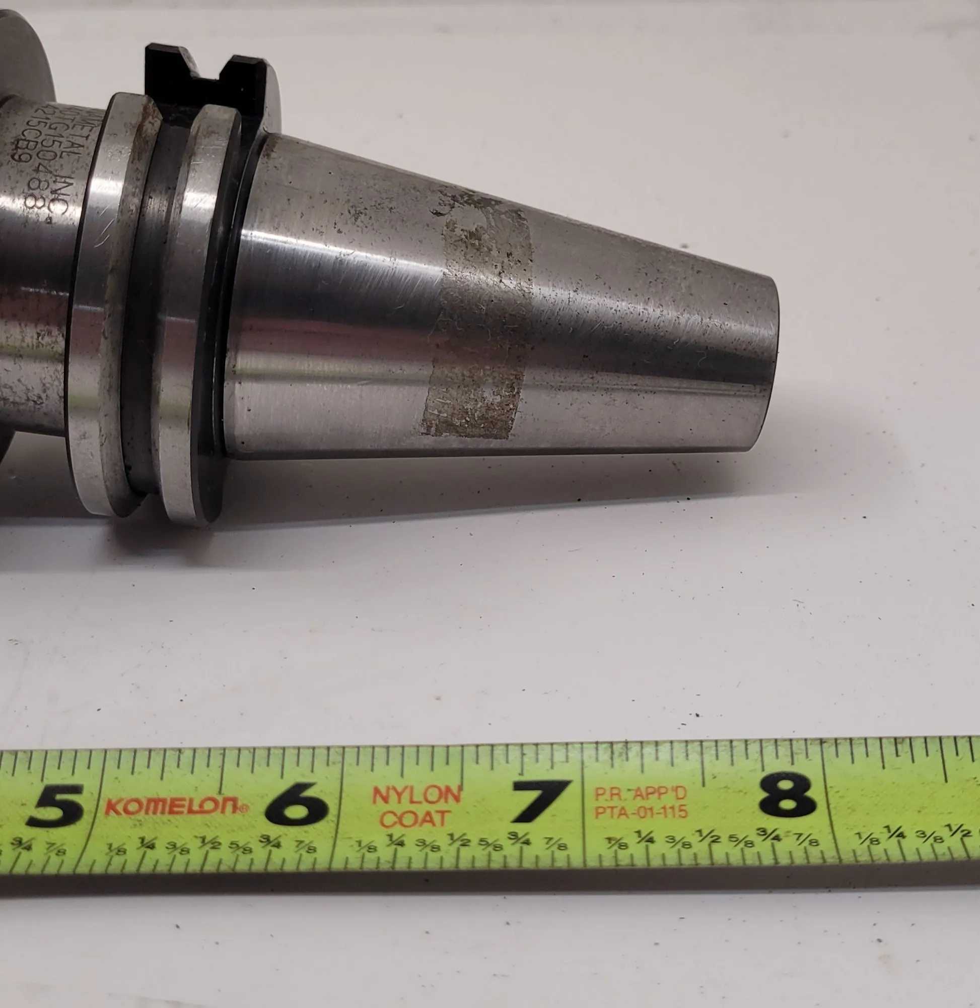 KENNAMETAL CV40TG150488 CAT 40 COLLET CHUCK OAL: 7.5” GAUGE: 4.75” BODY DIA: 2.60” - MACHINE TOOLING