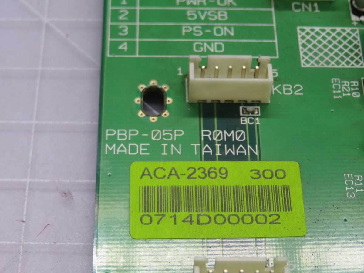 Portwell PBP-05P Circuit Board Backplane T263697 - High-Quality Performance - PCB CIRCUIT BOARDS