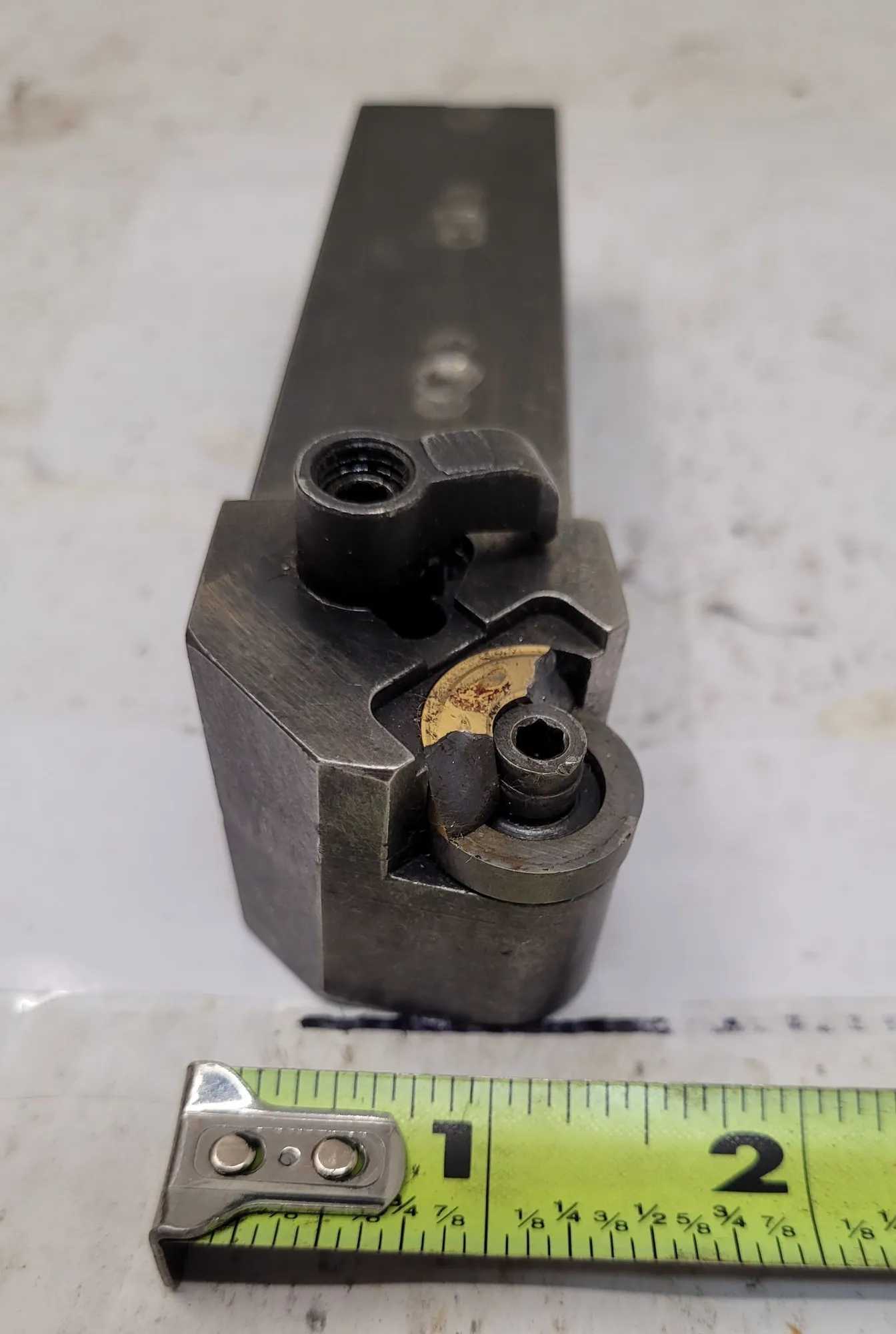 KENNAMETAL MRGNR-206D KENLOC TOOLHOLDER - NEGATIVE RAKE - 1.25 IN SHANK HEIGHT/WIDTH - MACHINING TOOLING & PARTS