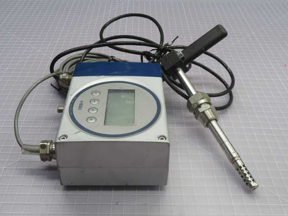 VAISALA HMT360 8F22MCH2A4BL2A4E MOISTURE & TEMPERATURE TRANSMITTER T265324 - INSTRUMENTATION