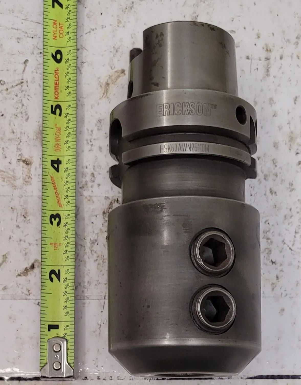 Kennametal Erickson HSK63AWN25110M Whistle Notch Adaptor - MACHINING ACCESSORIES & TOOLING