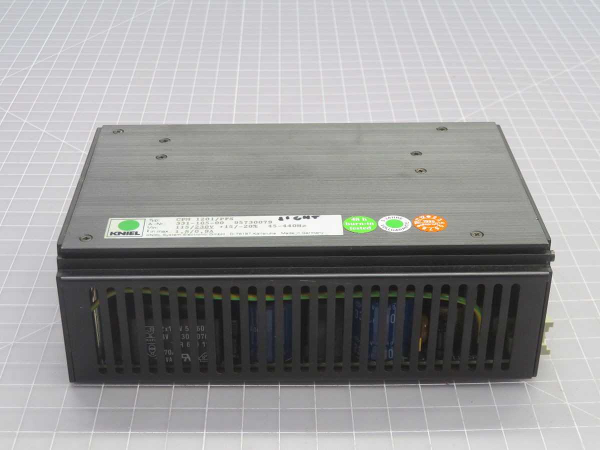 KNIEL CPM 1201/PFS 331-105-00 95730079 POWER SUPPLY T264983 - POWER SUPPLIES