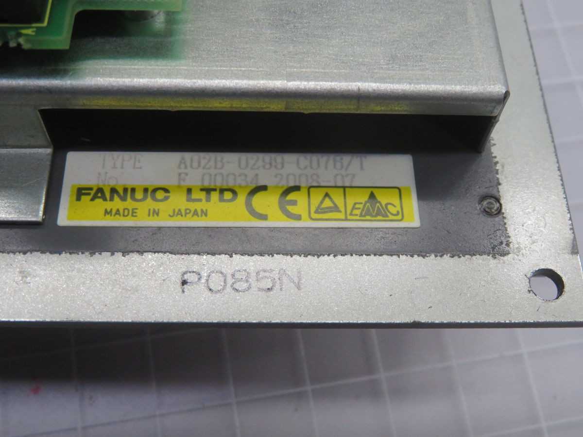 FANUC A02B-0299-C076/T N860-3755-T901 LCD MONITOR T264024 - OPERATOR INTERFACE PANELS