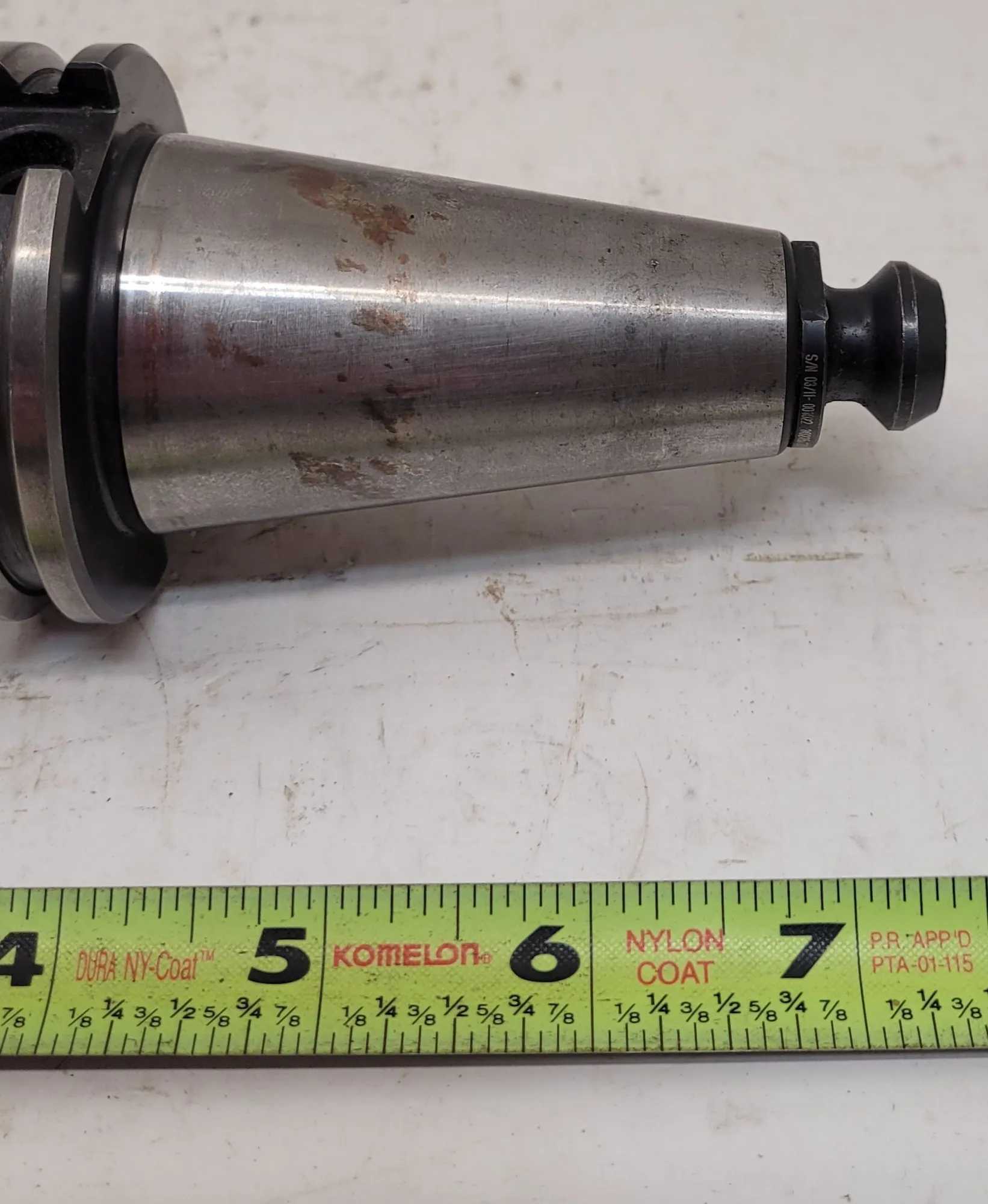 PARLEC C40-40ER412 CAT40 COLLET CHUCK (4.0" GAGE LENGTH, 6.75” OAL, 2.5” BODY DIA) - MACHINE TOOLING