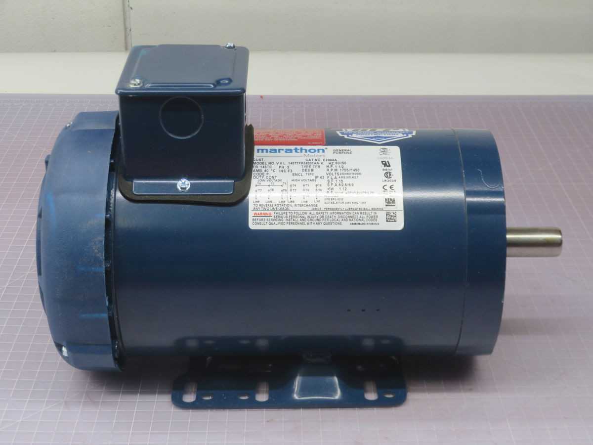 MARATHON MOTORS 145TTFR16331AA E2004A GENERAL PURPOSE MOTOR T264547 - AC MOTOR
