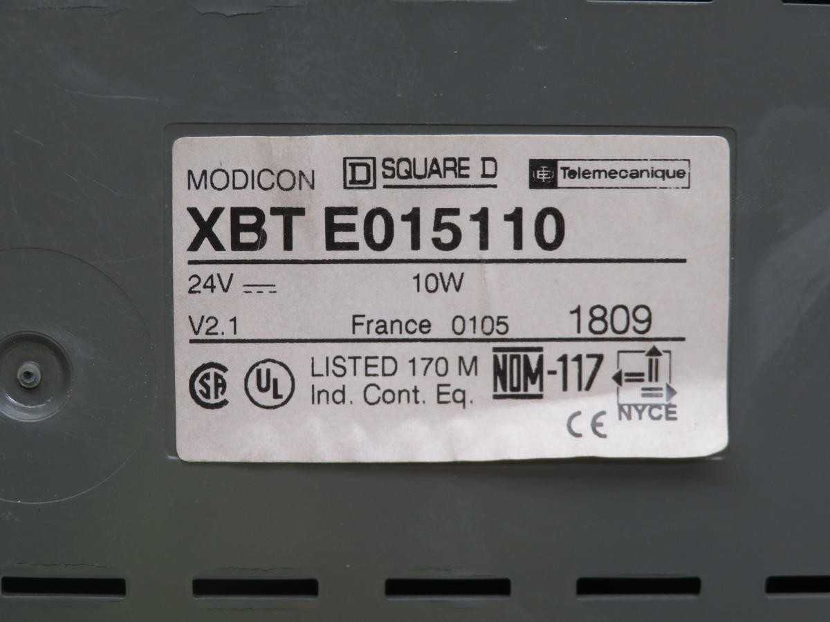 Schneider E015110 Control Panels Interfaces, 24VDC, 10W Power, Mono 2X40 Display, 12 Keys - OPERATOR CONTROLS