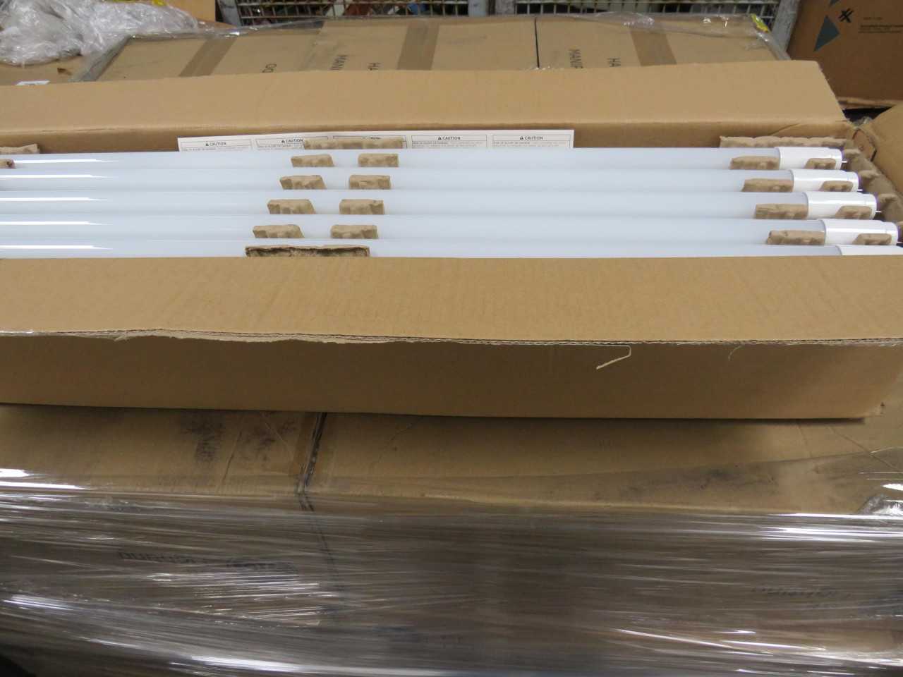 LOT OF 1040 GE 34477 LED13BT8/G3/840
 T8 13 WATT LED STRAIGHT TUBE 36 INCH MEDIUM BI-PIN (G13) 4000K BALLAST BYPASS - LIGHTING