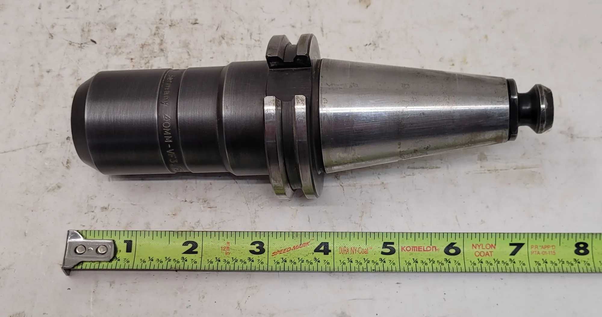SANDVIK COROMANT CAT 40 TOOL HOLDER, 40MM-VF3.750-EM5, 1.75" BODY, 6.5" OAL, 0.63" BORE - MACHINE TOOLING