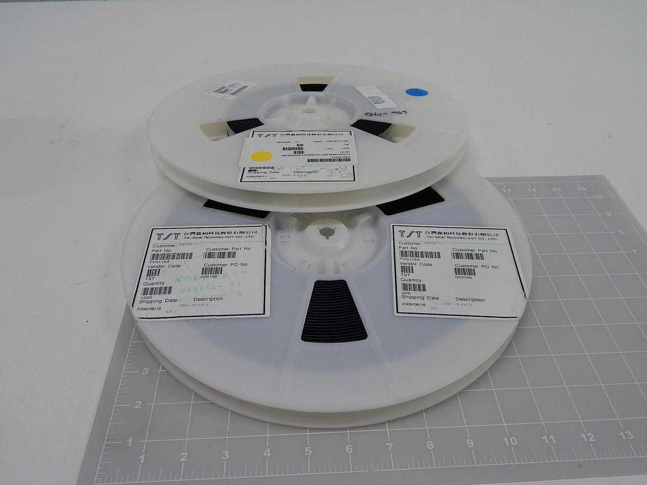 LOT OF 2050 TAI-SAW TECHNOLOGY (TST) TV0119A SMD 50 OHMS EMI FILTER - LINE FILTERS