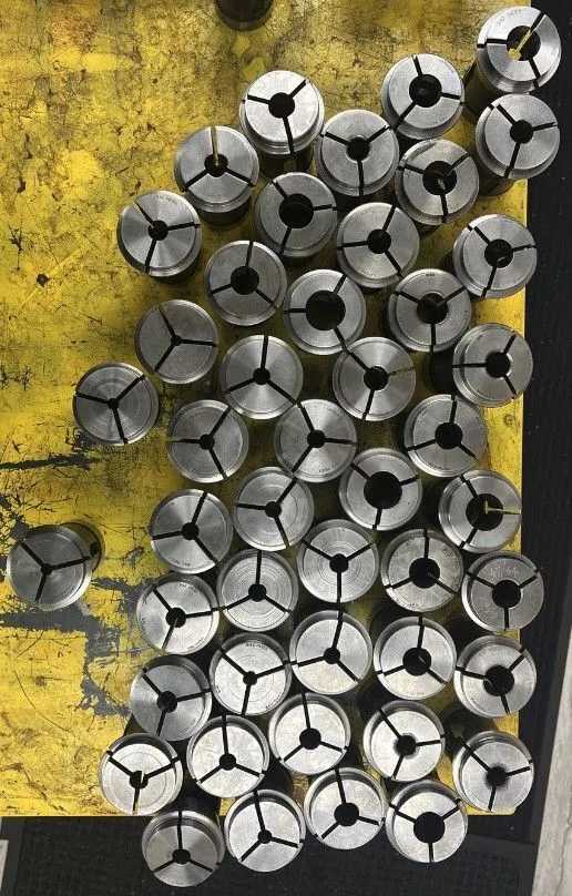 HARDINGE B-42 COLLETS - SET OF 59 - MACHINING TOOLING & PARTS