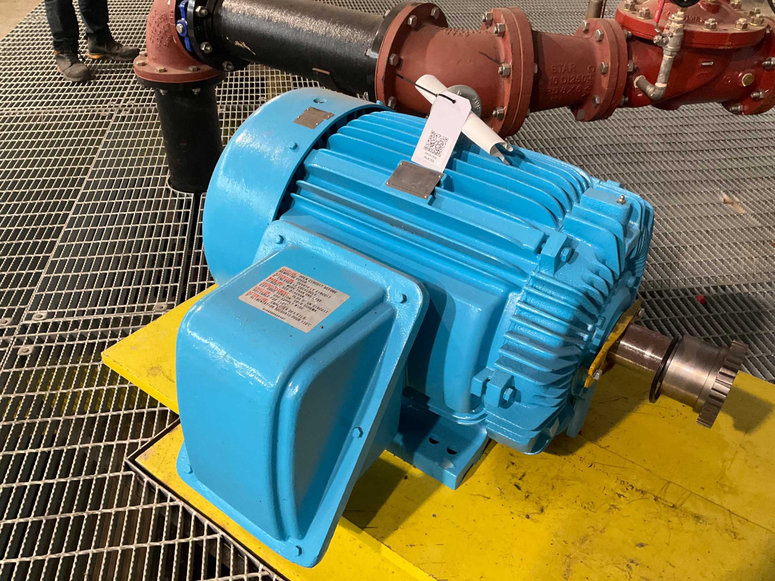 Teco-Westinghouse PDH10045 AC Motor, 100 HP, 1800 RPM, 575V, 3PH, 405T Frame, Tefc, 95.4% Eff - AC MOTOR