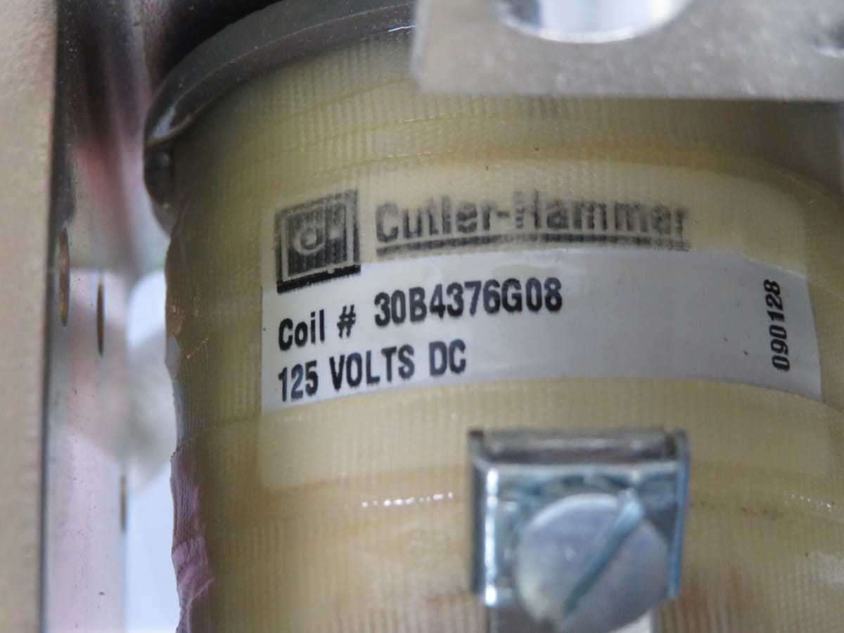 Cutler Hammer 7856A36H01 Contactor Coil, 125 VDC Control Voltage - DC CONTACTOR