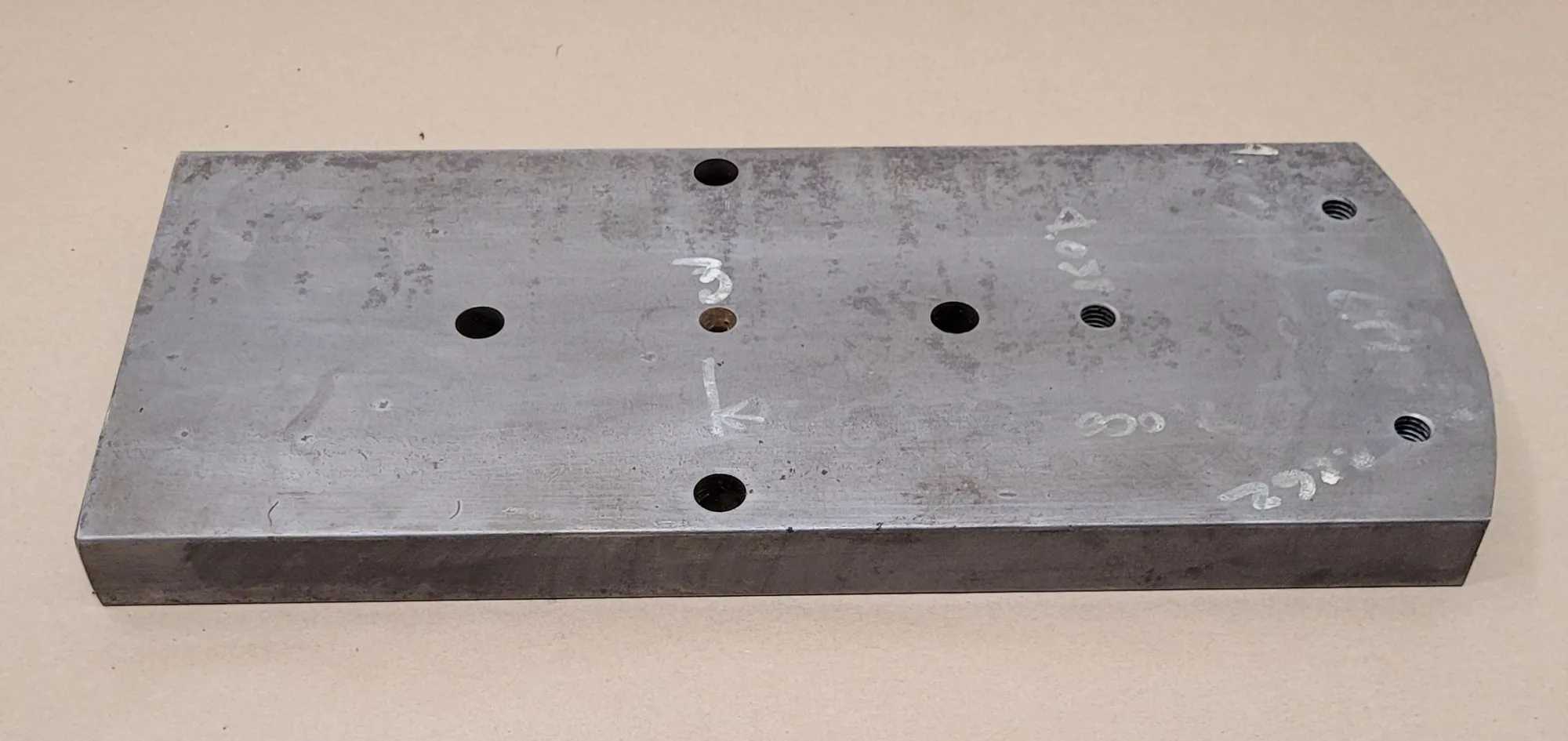 BASE PLATE, 14IN X 6IN X 1.125IN - MACHINING TOOLING & PARTS
