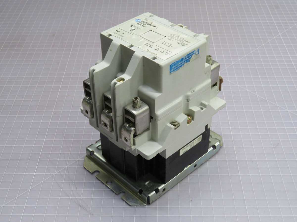 Westinghouse A201K4CA Contactors, 135A Rating, 40-100 HP Load, 110/120V 50/60Hz Coil - CONTACTORS