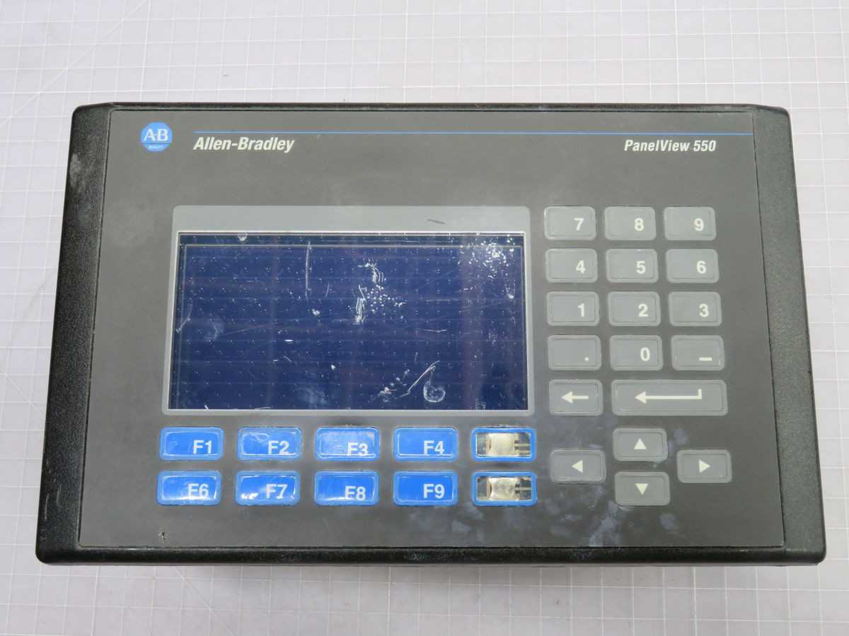 ALLEN BRADLEY 2711-B5A2 CONTROL PANEL, 5.3" MONO DISPLAY, NEMA 4X/IP65 ENCLOSURE - OPERATOR INTERFACE PANELS