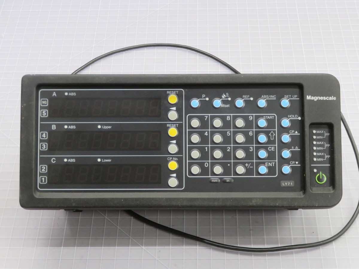 Magnescale LY71 Weight Indicator T262859 - Precision Measurement Tool - HMIS & DISPLAYS