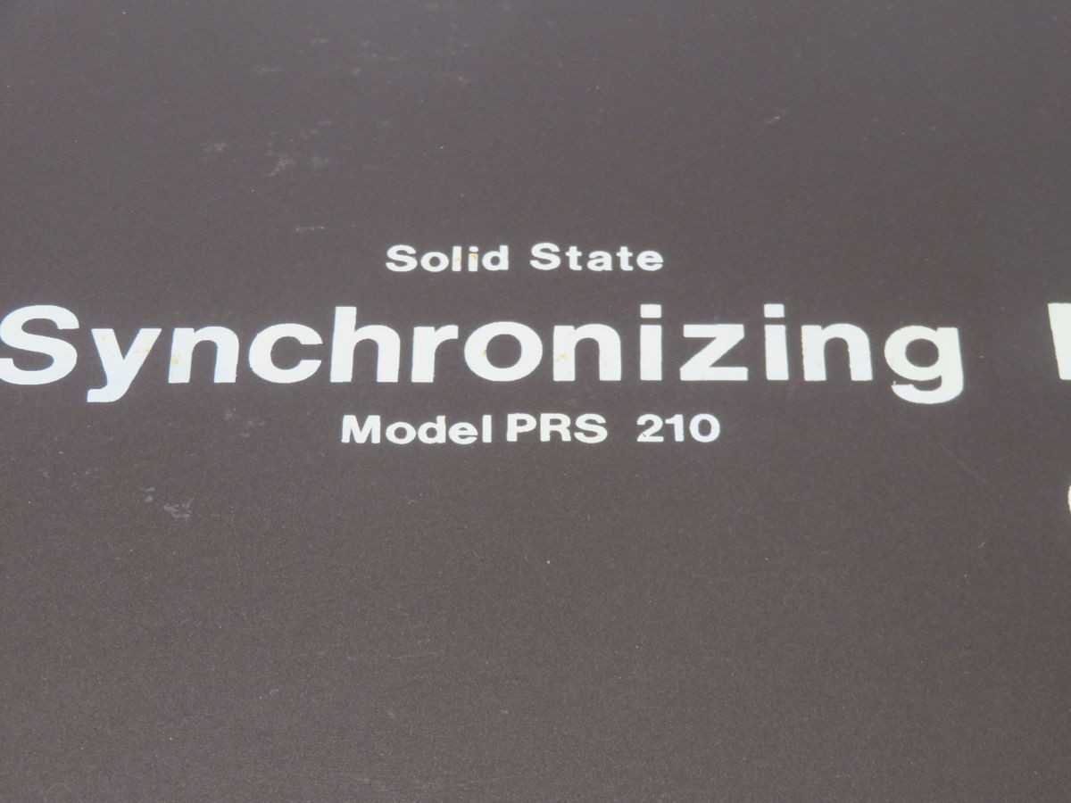 BASLER PRS 210 SOLID-STATE AUTO-SYNCHRONIZING RELAY T268898 - SOLID STATE RELAY
