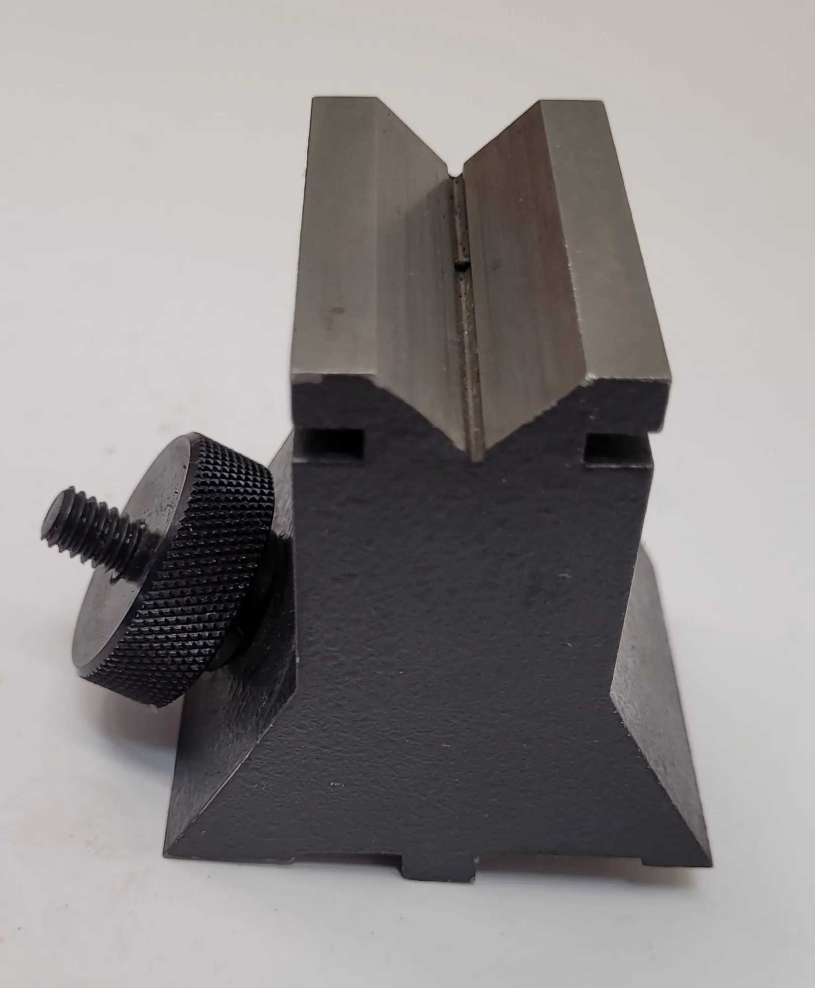 MACHINIST V-BLOCK - H: 2-7/8”, W: 2-1/2”, L: 2” DIMENSIONS - MACHINING TOOLING & PARTS