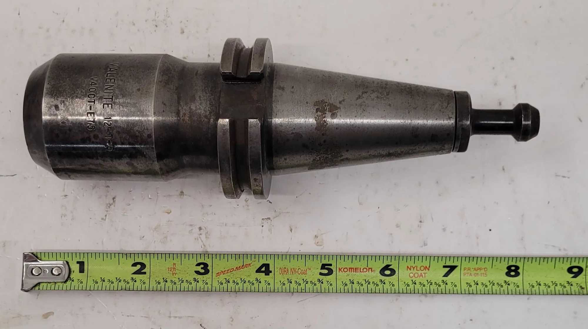 VALENITE 12-T-5 V40CT-E75 CAT 40 END MILL HOLDER 0.75" BORE - MACHINING TOOLING & PARTS