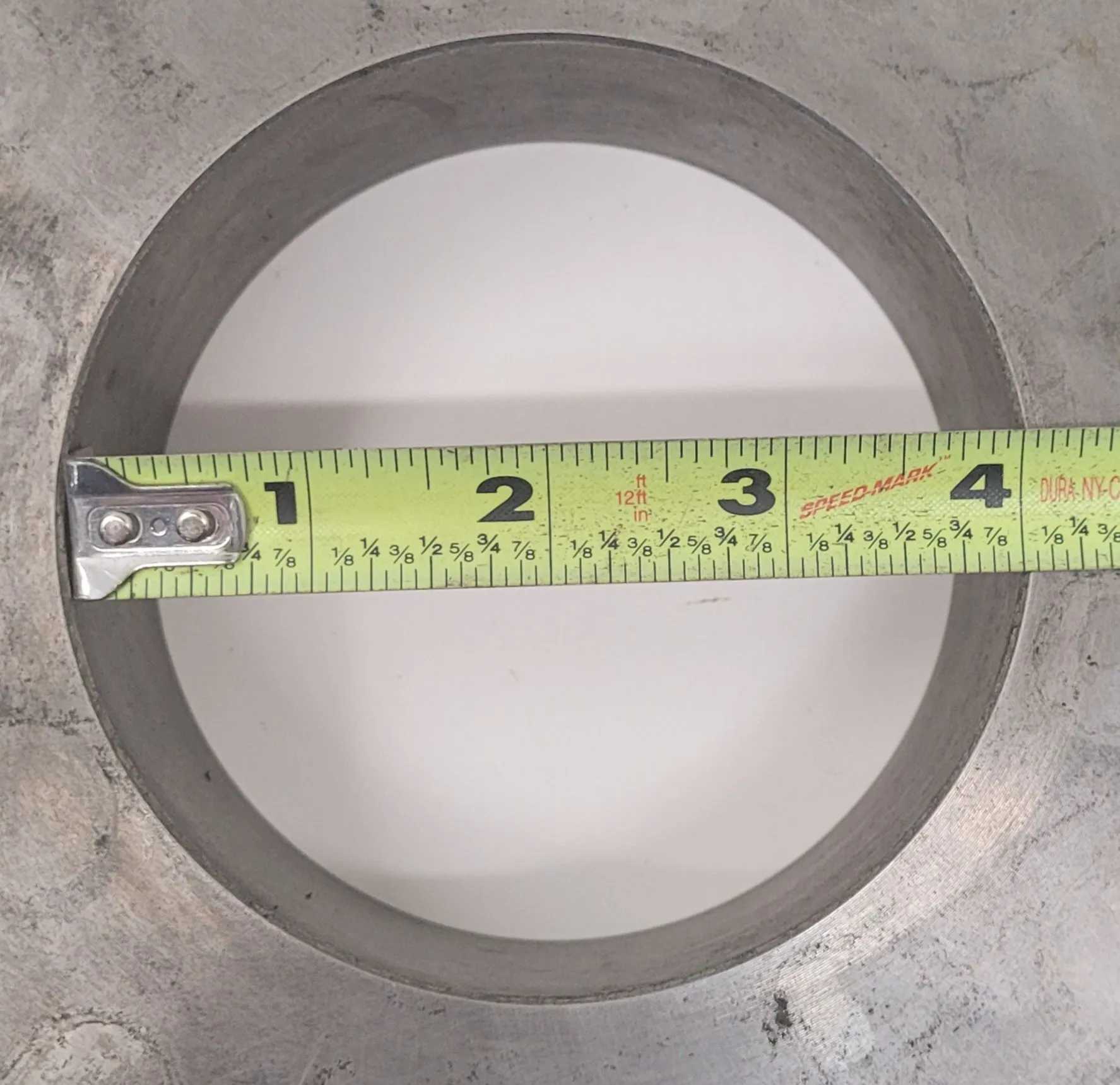 LATHE CHUCK BACK PLATE – 12-1/2IN OD, 4IN CENTER HOLE, 2IN THICKNESS - MACHINING TOOLING & PARTS