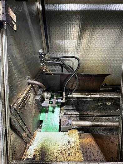 Apex 9 Ton Hydraulic Broaching Machine with 48" Stroke & Chip Conveyor - MACHINING
