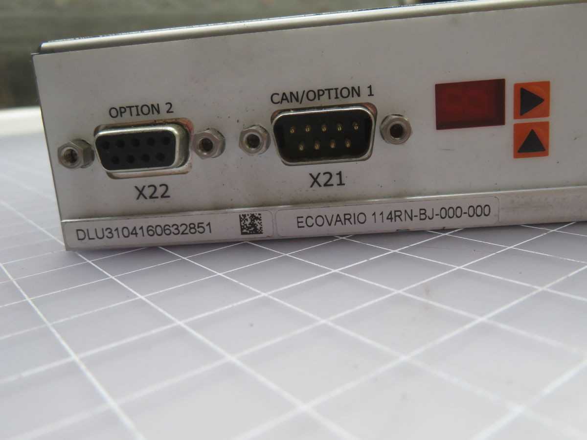 JENAER ANTRIEBSTECHNIK 114RN-BJ-000-000 ECOVARIO T264722 - MOTOR DRIVES
