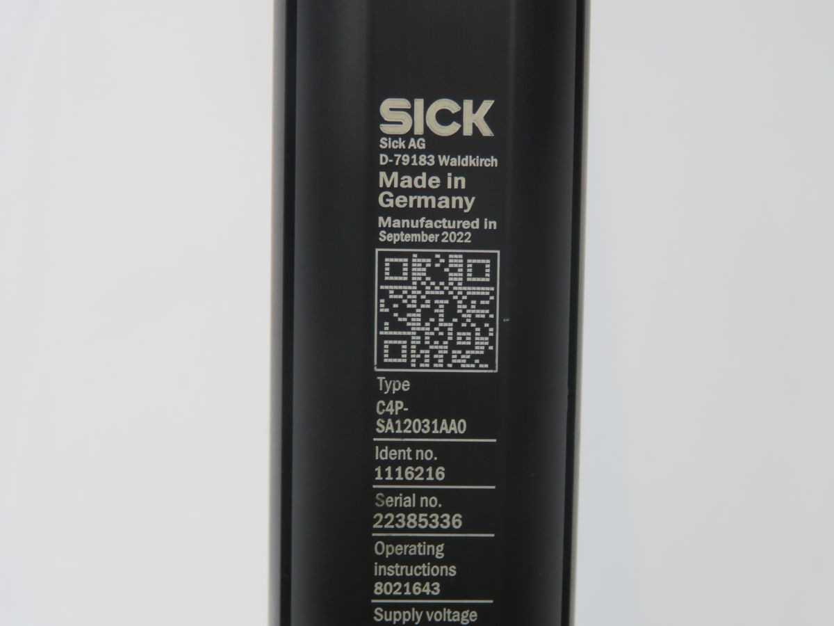 SICK C4P-SA12031AA0 DETEC4 SENDER T267671 - SENSORS