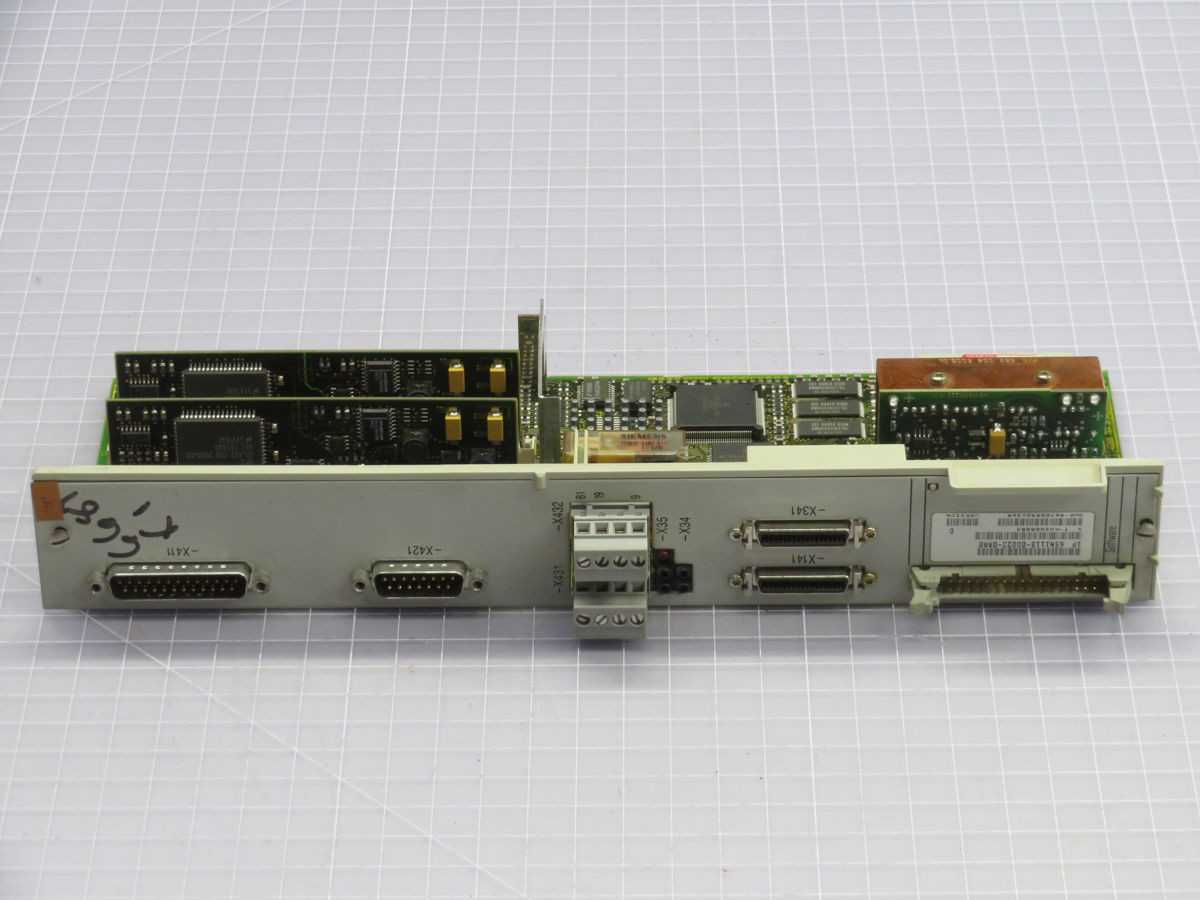 SIEMENS 6SN1118-0DG23-0AAO DIGITAL CONTROL BOARD, MAIN SPINDLE DRIVE, VOLTAGE SIGNAL FEEDBACK - PCB CIRCUIT BOARDS