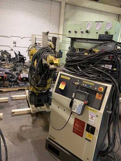 2002 FANUC S-500IB ROBOT - 15KG PAYLOAD, 2757MM REACH, RJ3IB CONTROL - ARTICULATED ROBOTS
