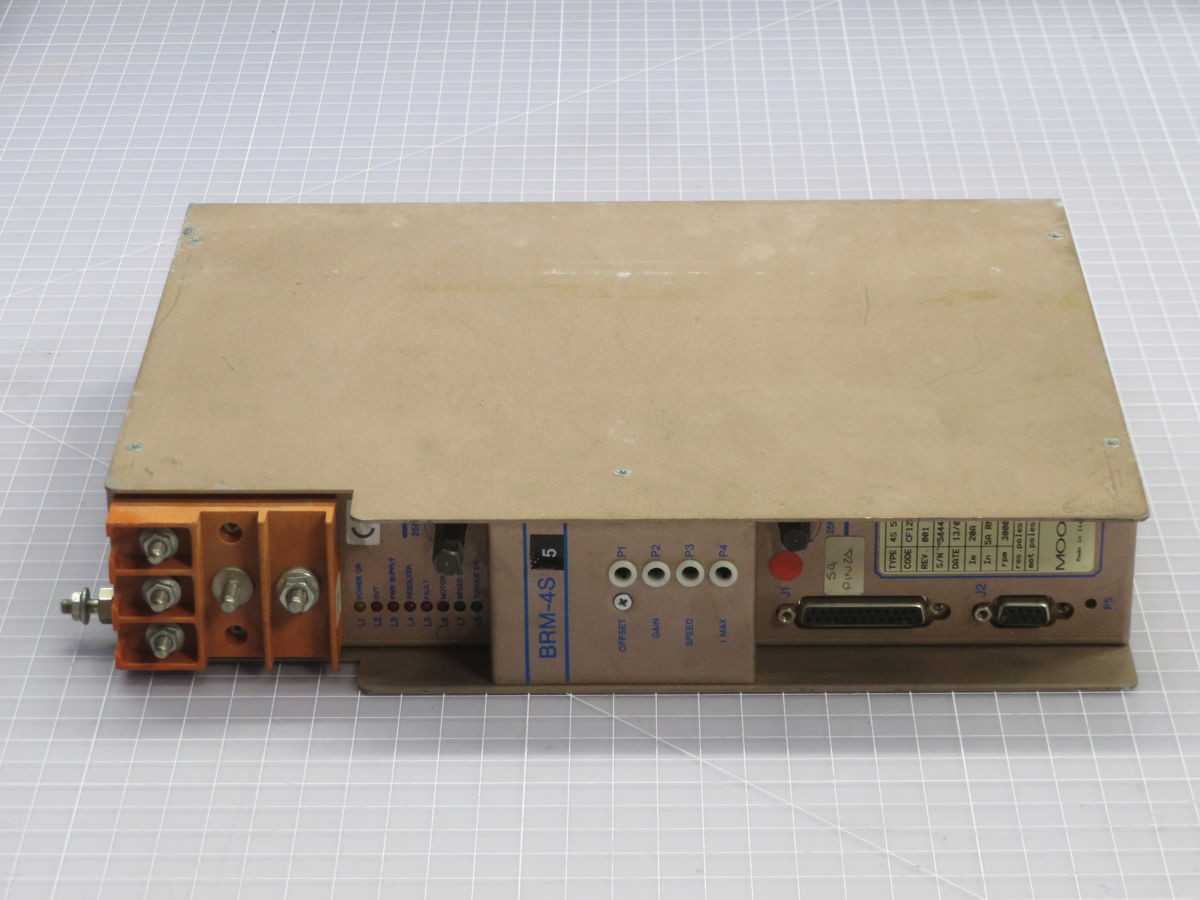 MOOG BRM-4S5 SERVO DRIVER T262271 - SERVO DRIVES