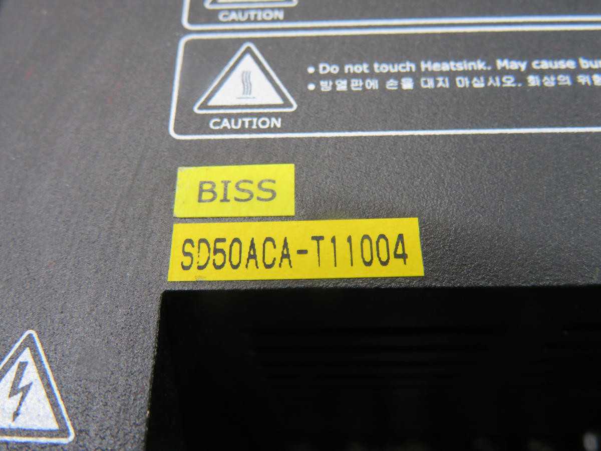 CSCAM SD50ACA-T11004 AC SERVO DRIVE, AC 200V INPUT, 50W POWER, 0.3A OUT CURRENT, 0.8A IN CURRENT - SERVO
