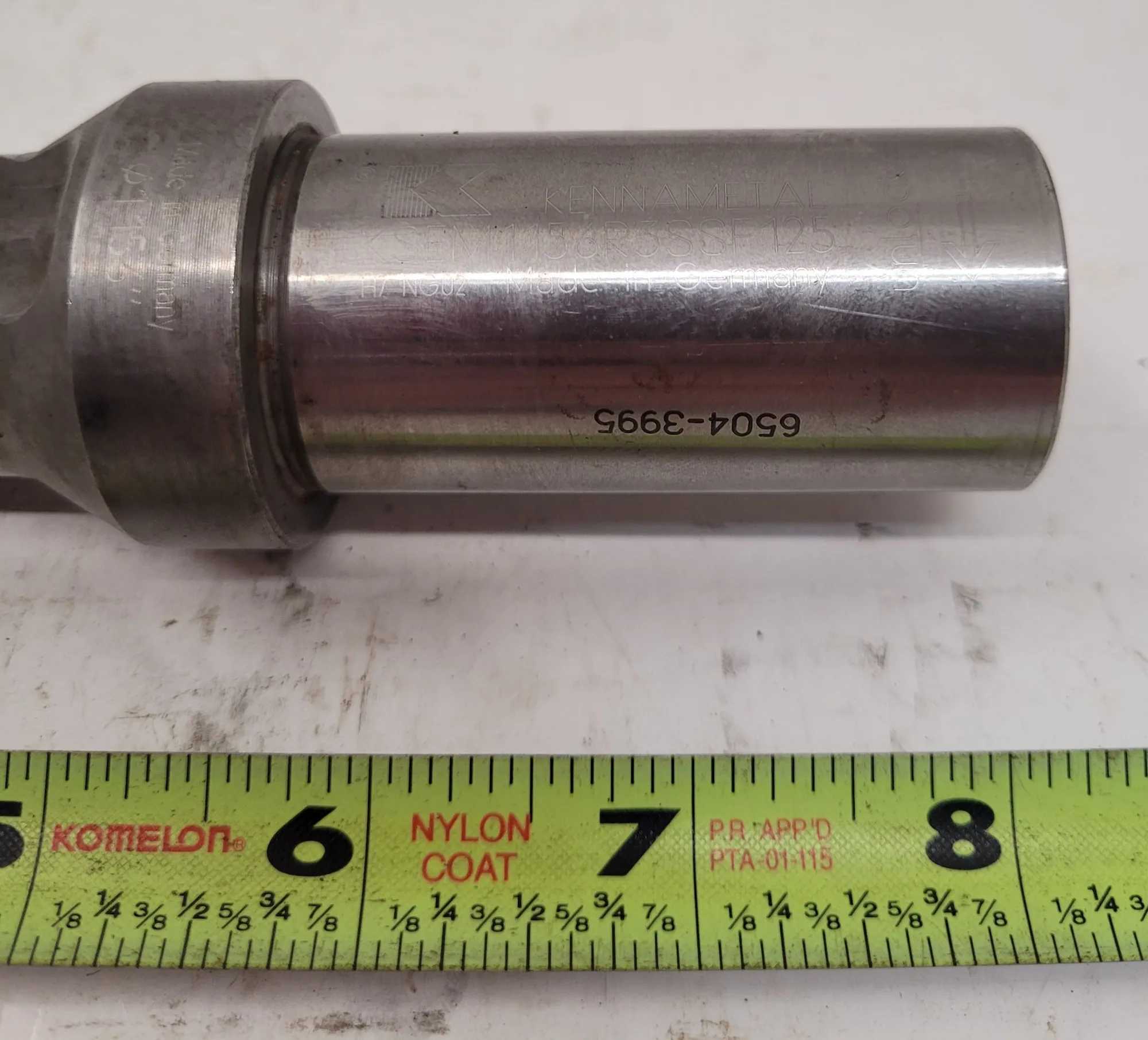 KENNAMETAL KSEM1156R3SSF125 INDEXABLE DRILL, 1.156" CUTTING DIA., 1.25" SHANK DIA., COOLANT THRU - MACHINING TOOLING & PARTS
