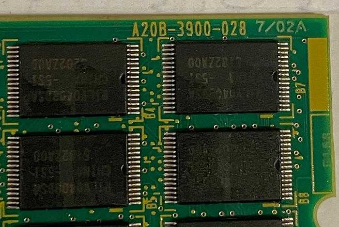 FANUC A20B-3900-0287/02A MEMORY CARD FOR CNC SYSTEMS, HIGH-SPEED DATA STORAGE MODULE - PLC MODULES