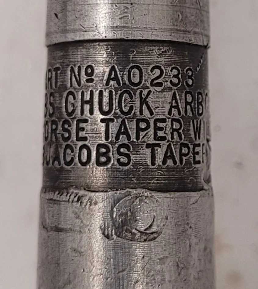 JACOBS 6A – 33 TAPER BALL BEARING CHUCK WITH 2MT JACOBS CHUCK ARBOR (0-1/2IN CAP) - MACHINING TOOLING & PARTS
