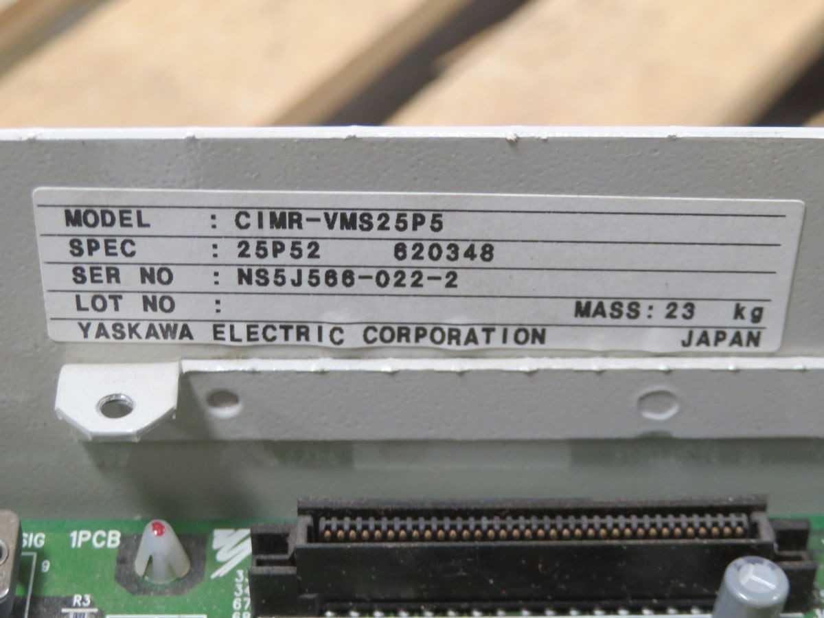 Yaskawa CIMR-VMS25P5 Spindle Inverter, 200-230V Input, 50/60Hz Freq, 33A Out, 5.5kW Motor Power - AC VFD DRIVES