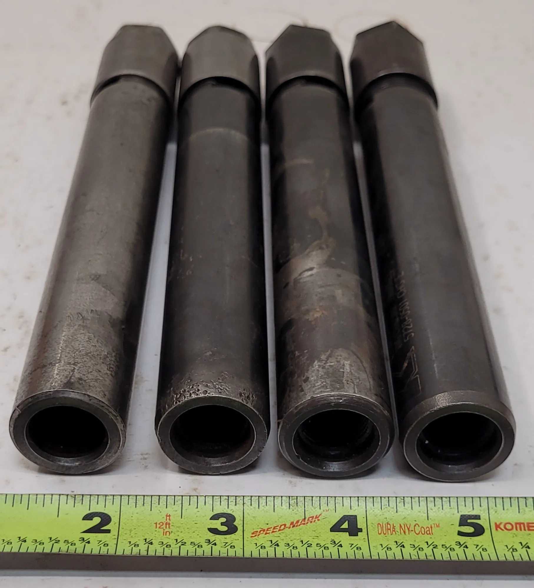 KENNAMETAL COLLET EXTENSION CHUCK DA100, 25.4MM BORE, 185.74MM LENGTH, SET OF 4 - MACHINE TOOLING