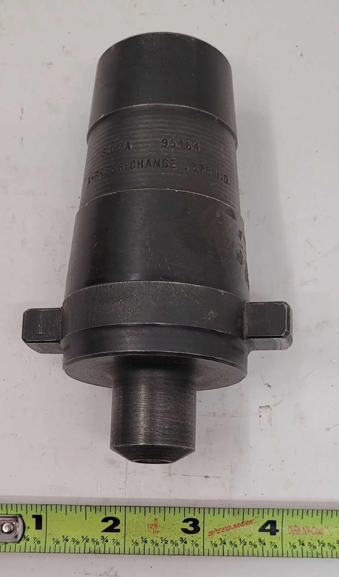 SCULLY JONES 7A 95464 X-PRESS-CHANGE END MILL HOLDER CAT 45, 3/8IN BORE, 1-3/4IN PROJECTION - MACHINING TOOLING & PARTS
