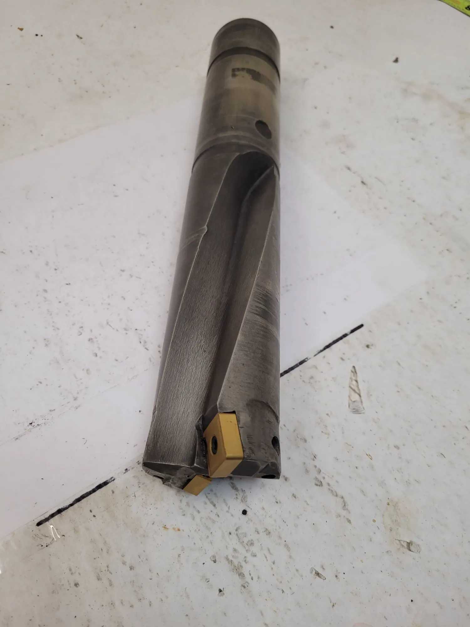 KENNAMETAL NR 270-0228 INDEXABLE DRILL, 12” OAL, 6.5” FLUTE, 2” SHANK/HEAD - MACHINE TOOLING