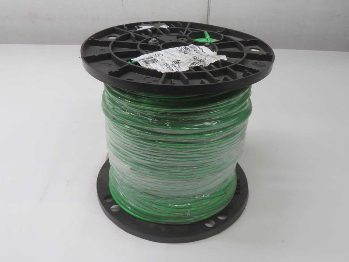 SOUTHWIRE THHN 8 STR CU SIM GREEN CABLE 8 AWG 600 V T268509 - ELECTRICAL WIRE
