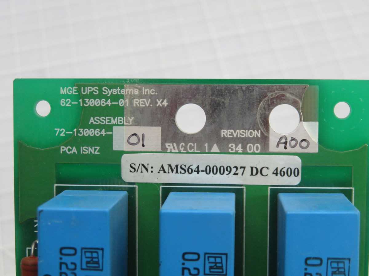 MGE UPS 62-130064-01 72-130064-01 CIRCUIT BOARD T262311 - PCB CIRCUIT BOARDS