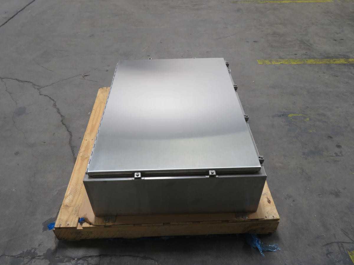 HOFFMAN A42H3010SS6LP SS ENCLOSURE, 48 IN H, 36 IN W, 16 IN D, NEMA 4X/12/13 - ELECTRICAL ENCLOSURES