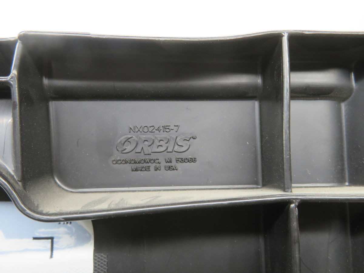 LOT OF 60 ORBIS NX02415-7 STAKPAK MODULAR STRAIGHT WALL CONTAINER 24X15X5 - STORAGE & HANDLING EQUIPMENT