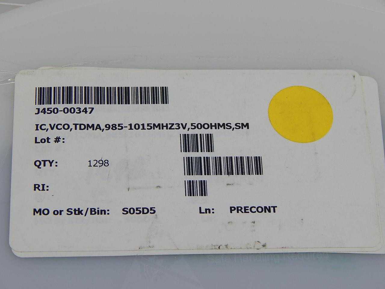 Lot of 2000 Tai-Saw Technology (TST) TV0119A IC VCO TDMA SMD 50 Ohms EMI Filter - LINE FILTERS
