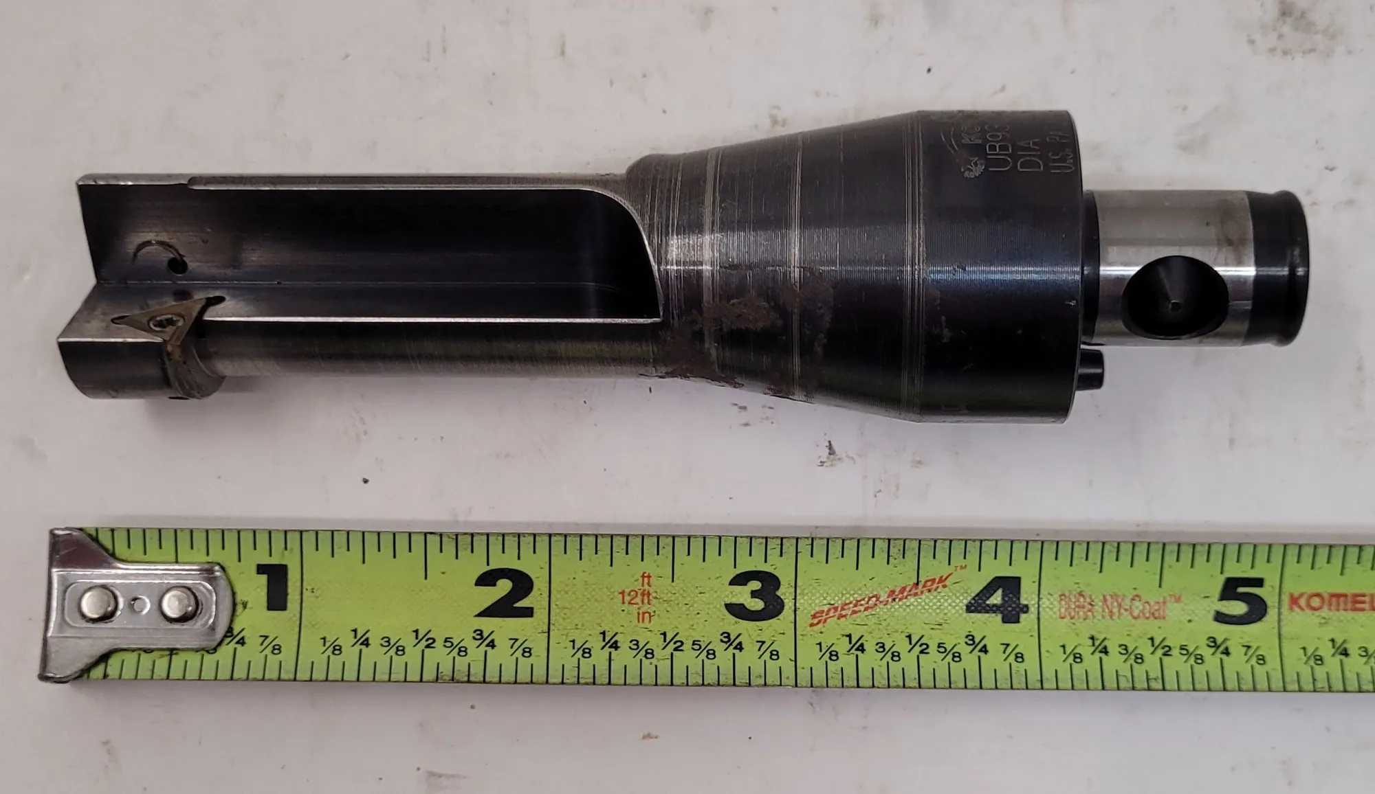 KOMET BORING TOOL UB9304630, MAX CUT DIAMETER 1.304", OVERALL LENGTH 4.75" - MACHINING TOOLING & PARTS