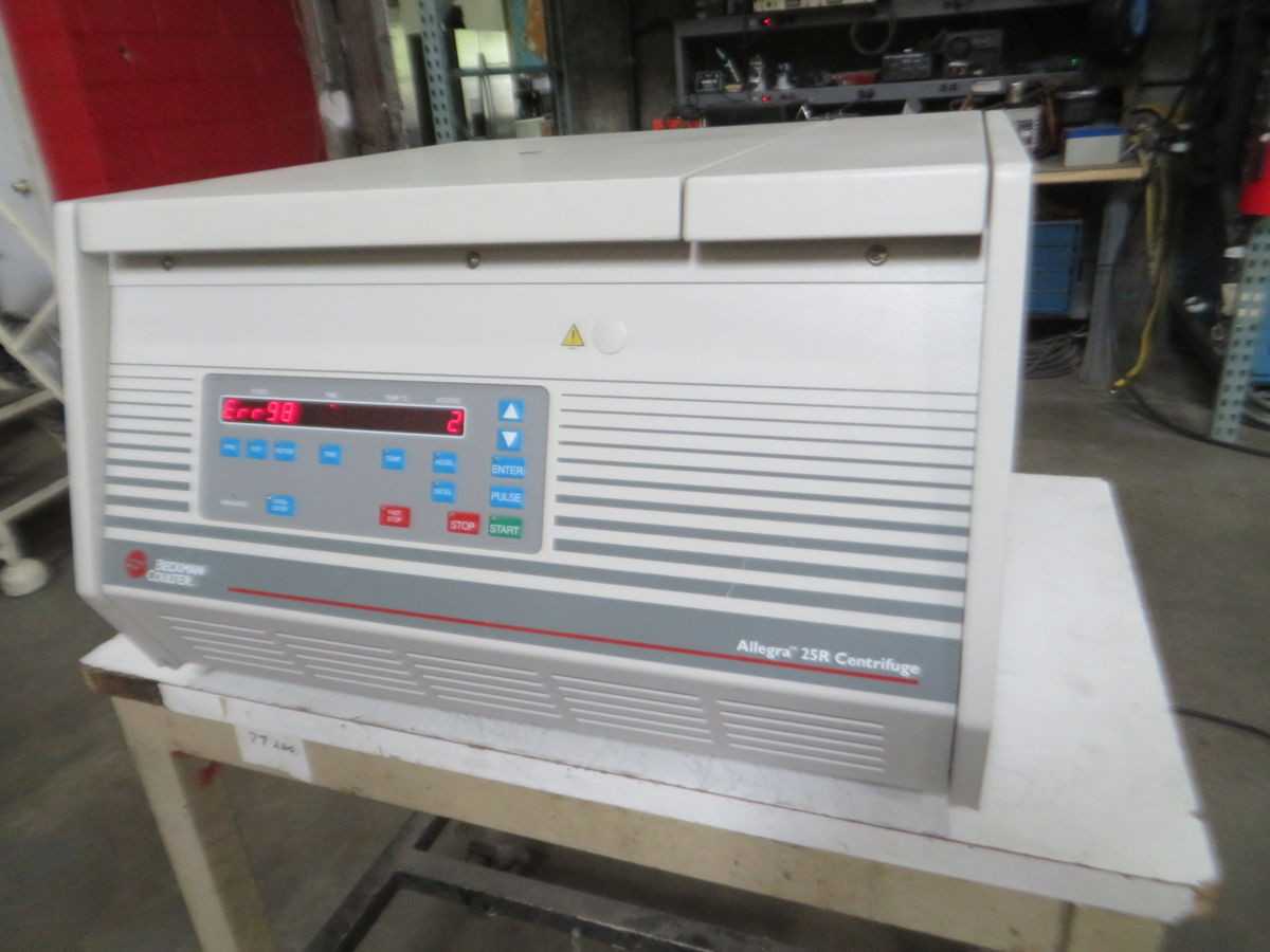 ALLEGRA 25R CENTRIFUGUE - LAB & SCIENTIFIC