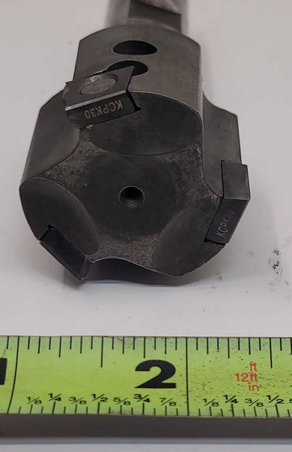 HERTEL INDEXABLE FACE MILL, 3 FLUTE, 3.50IN OAL, .75IN SHANK DIA, 1.45IN HEAD DIA - MACHINING TOOLING & PARTS