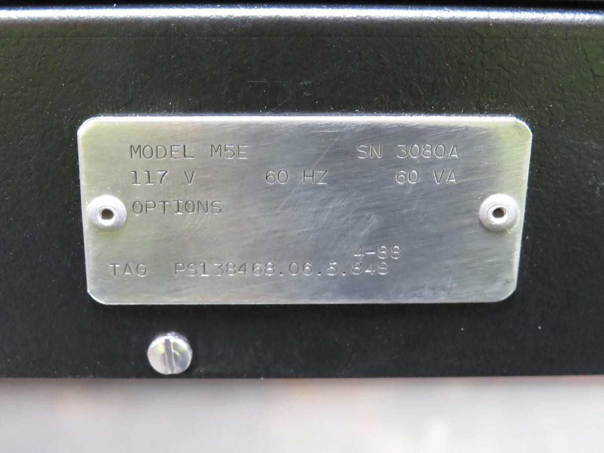 TRACOR WESTRONICS M5E CHART RECORDER T204382 - INSTRUMENTATION
