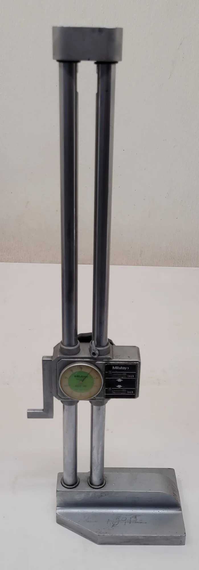 MITUTOYO MODEL 192-112 ANALOG HEIGHT GAUGE - .001-18" RANGE - MACHINING TOOLING & PARTS