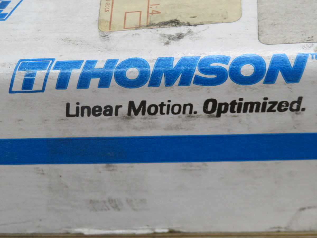 LOT OF 2 THOMSON ROUND LINEAR GUIDE RAIL T263495 - LINEAR MOTION